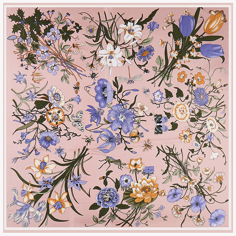 POBING Twill Silk Scarf Women  - Scarf Silk Square review and price