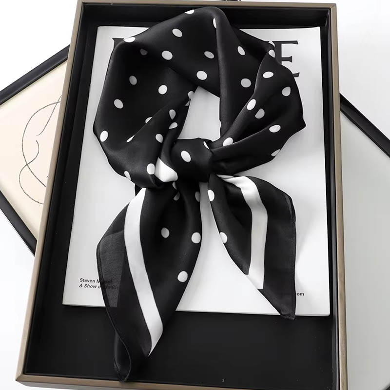 Luxury Lady Hair Dot Scarf Fem - Scarf Silk Square review and price